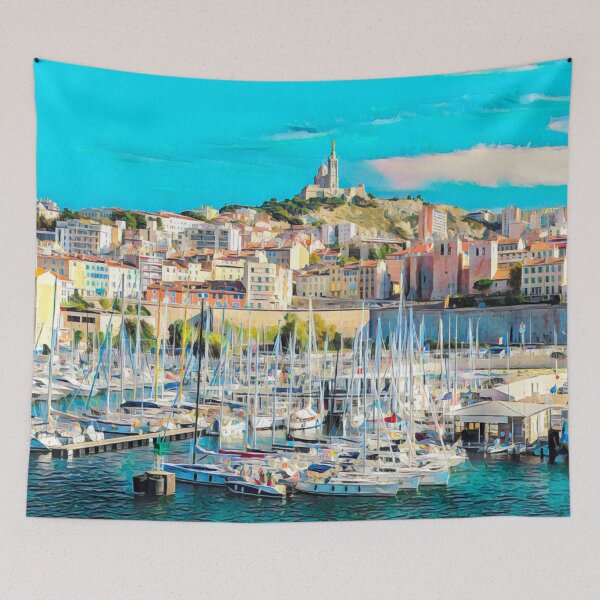 Aperçu de l'œuvre Horizon de Marseille créée et vendue par Sofia-Draws.