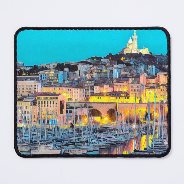Item preview, Marseille Vintage Travel designed and sold by Sofia-Draws.