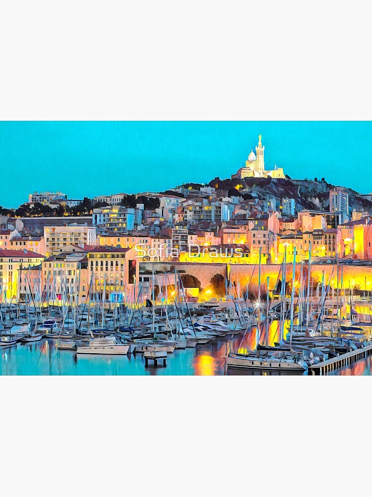 Puzzle de Marseille Le Vieux Port -  France