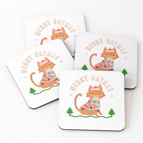 Item preview, Merry Catmas / Merry Christmas  designed and sold by ChopshopTEXT.