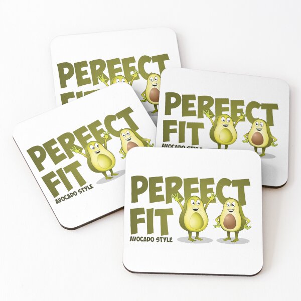 Item preview, Perfect fit avocado style. Illustration of two avocado’s  designed and sold by Stef Ringoot, cartoons and illustrations.