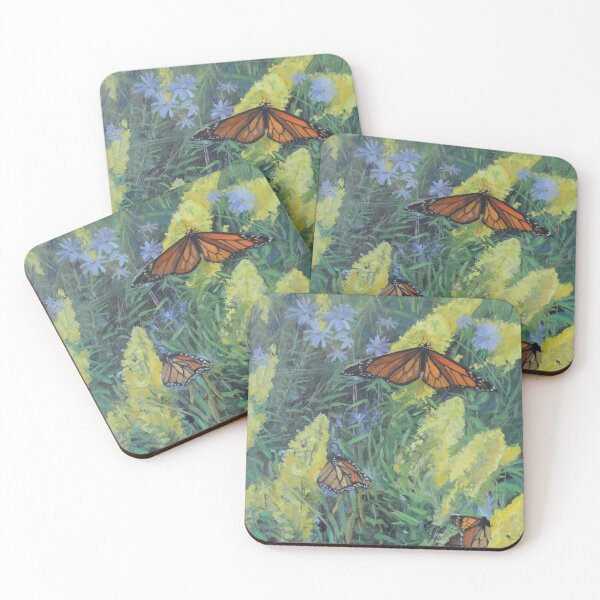 Item preview, Monarch Butterflies In a Field of Golden Rod designed and sold by GoldsmithGifts.