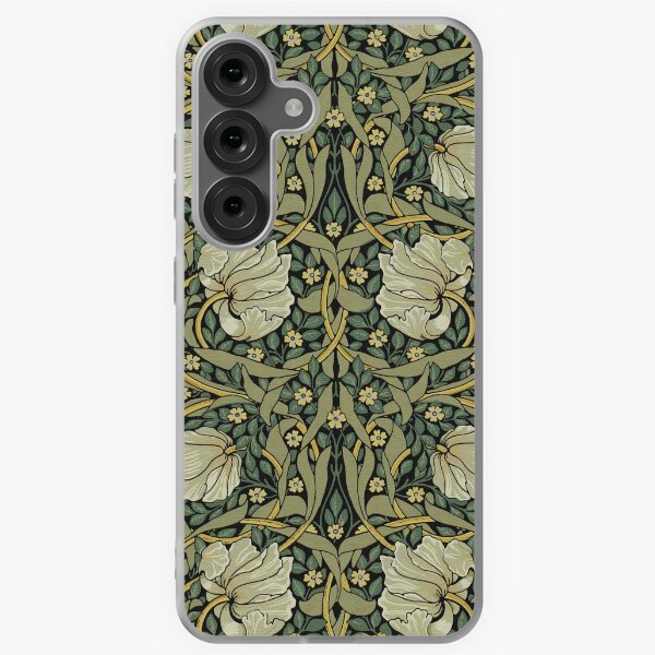 Aperçu de l'œuvre William Morris Vert Vintage Floral HD créée et vendue par GlowinUp Shop.