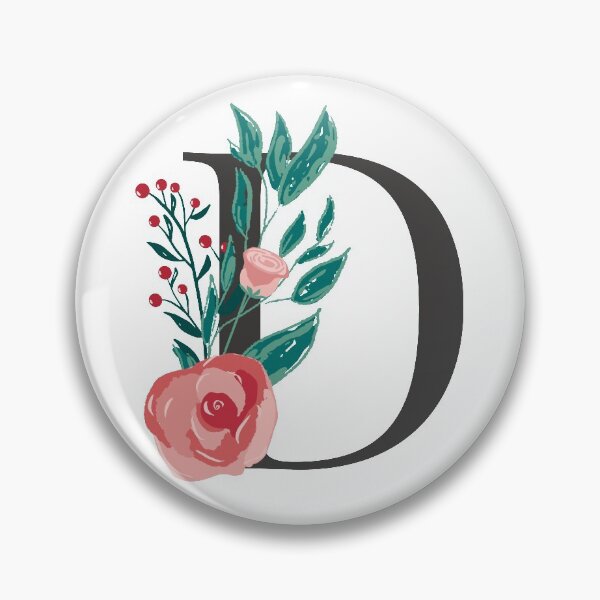 Item preview, Rose Letter D designed and sold by Terelaska.