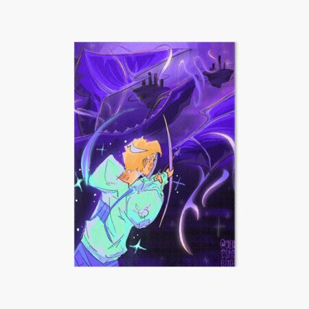 Minecraft Baby Ender Dragon Art Board Print for Sale by Wrenflight