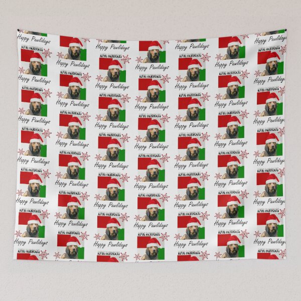 Item preview, Happy Pawlidays – Christmas Alpine Dachsbracke Dog Design w/ Santa Hat designed and sold by platinumblks.