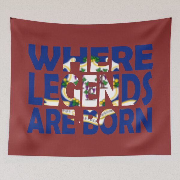 Item preview, Connecticut Flag - Where Legends Are Born designed and sold by Quotes-I-Wear.