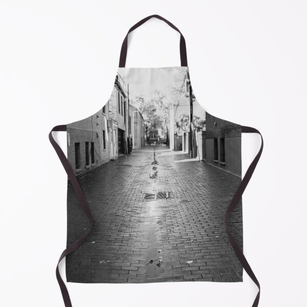Item preview, Stunningly detailed Washington DC Alley Black and White designed and sold by BubbleCrumbs.