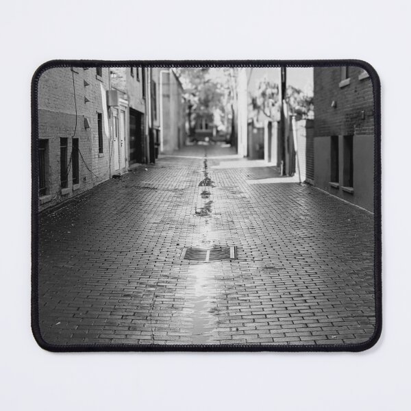 Item preview, Stunningly detailed Washington DC Alley Black and White designed and sold by BubbleCrumbs.