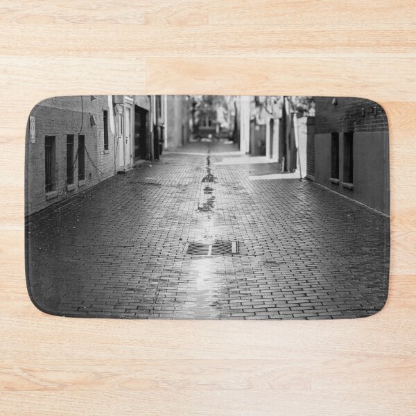 Item preview, Stunningly detailed Washington DC Alley Black and White designed and sold by BubbleCrumbs.