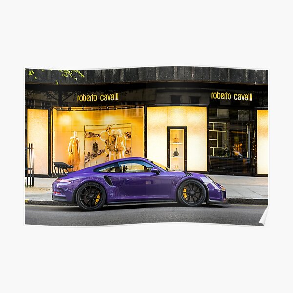 Purple 991 GT3RS Poster