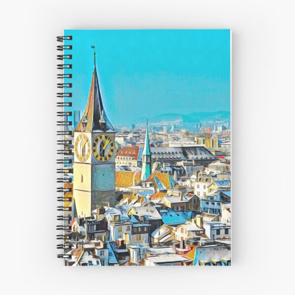 Item preview, Zurich Skyline designed and sold by Sofia-Draws.