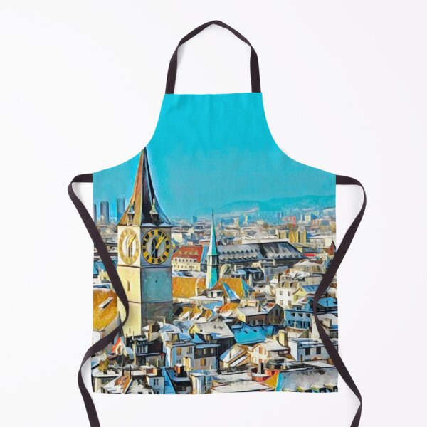 Item preview, Zurich Skyline designed and sold by Sofia-Draws.