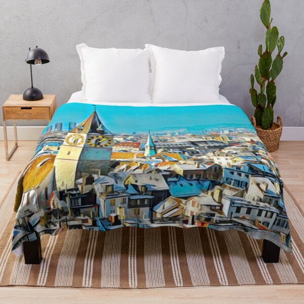 Item preview, Zurich Skyline designed and sold by Sofia-Draws.