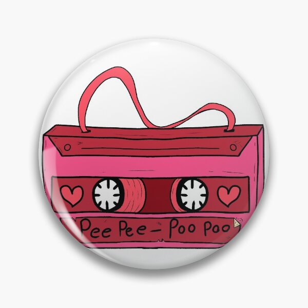 Item preview, Retro cassette whaleface (bubble gum strawberry palette) designed and sold by Mud-36.