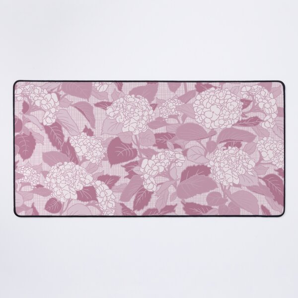 Hydrangea in Rose Desk Mat