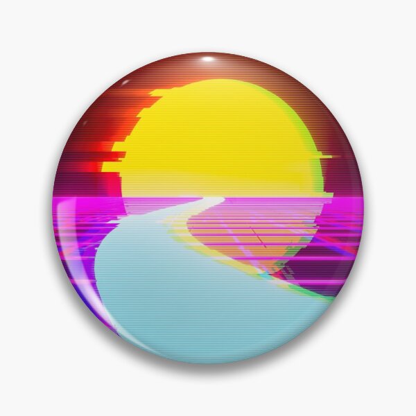 Item preview, Glitched Synthwave Sunset designed and sold by TWSmith-Art.