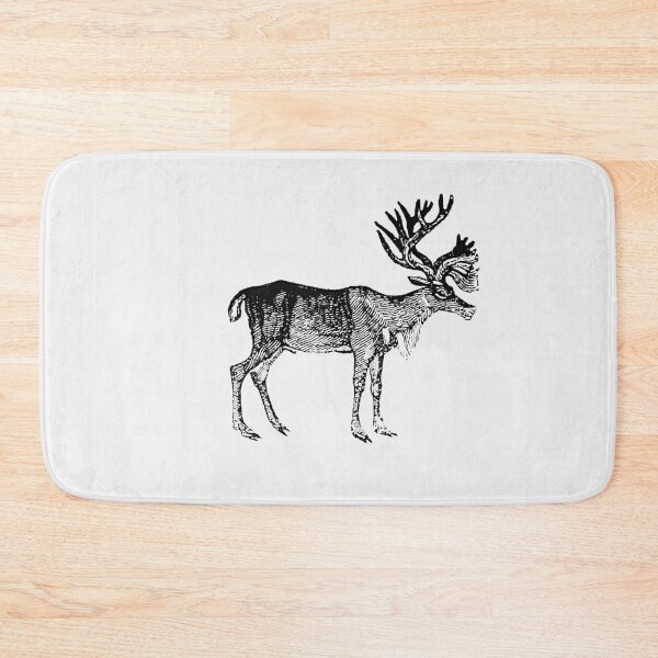 Item preview, Reindeer illustration from The Polar Regions of the Western Continent Explored (1831) by William Joseph Snelling designed and sold by Designedbysm.