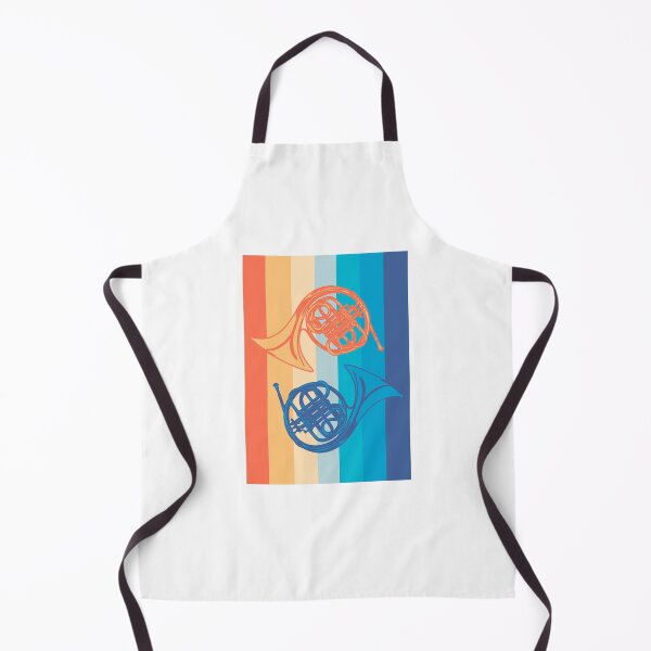 Item preview, Harmony of French Horns in Retro Rainbow designed and sold by NattyDesigns.