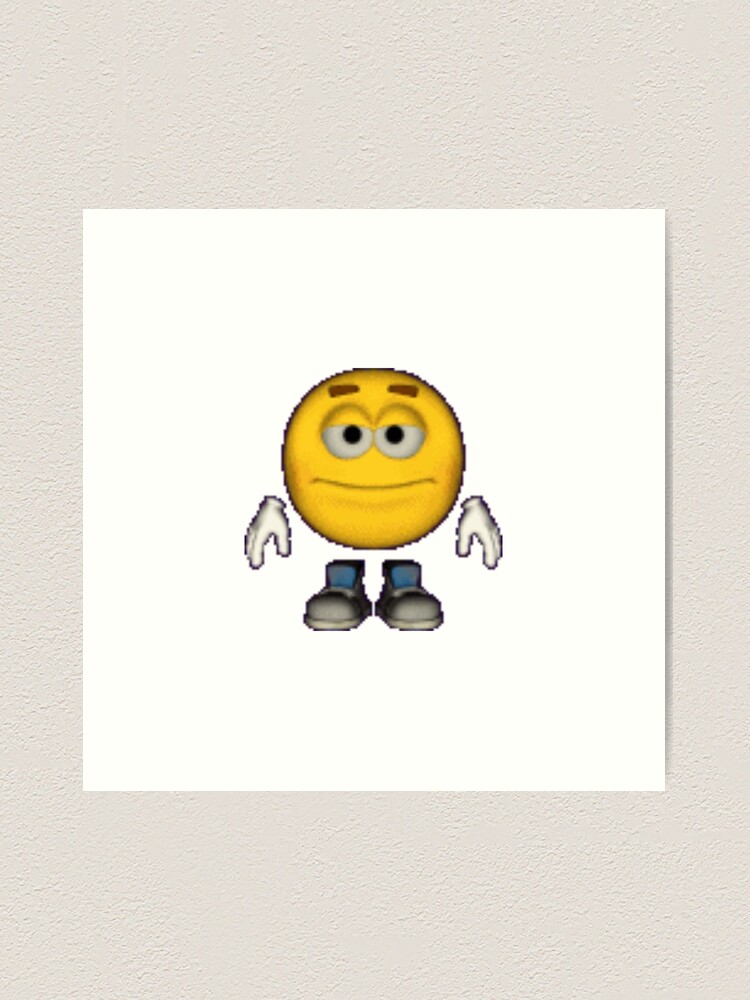 Cursed Stressed Emoji Photographic Print for Sale by LLFits