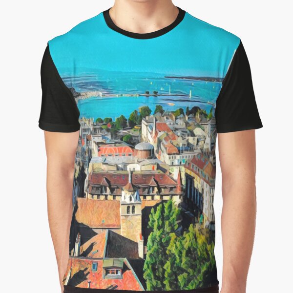 Item preview, Geneva Skyline designed and sold by Sofia-Draws.