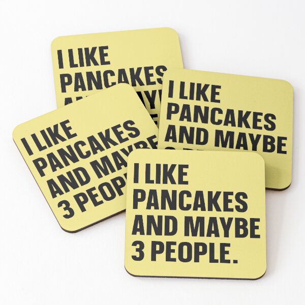 Item preview, I Like Pancakes And Maybe 3 People designed and sold by kamrankhan.