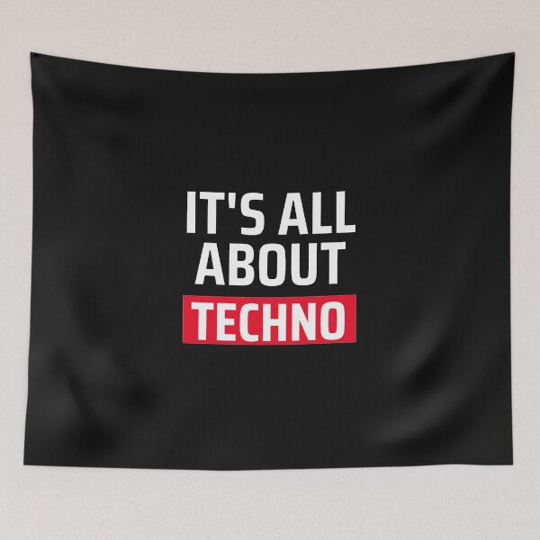 Item preview, techno red music club designed and sold by Artycreative1.