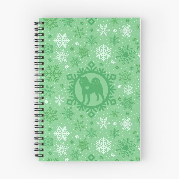 Item preview, Japanese Akita Snowflakes (Wintergreen) designed and sold by KaijuKennels.