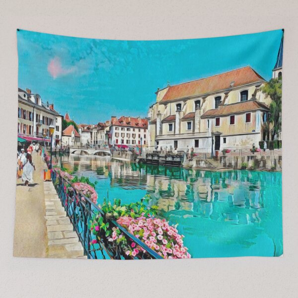 Item preview, Streets of Geneva designed and sold by Sofia-Draws.