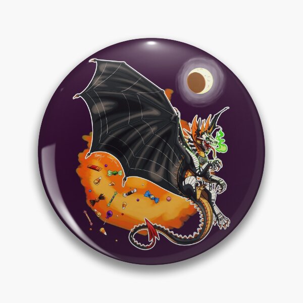 Item preview, Spooky Season Halloween Dragon designed and sold by Kimberly Holbrook Arts.