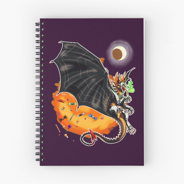 Item preview, Spooky Season Halloween Dragon designed and sold by Kimberly Holbrook Arts.