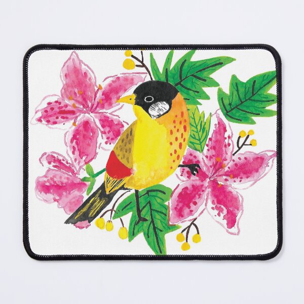 Item preview, The pretty yellow bird designed and sold by printmesomecolo.