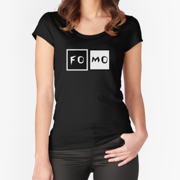 Vista previa del artículo con la obra «FOMO», diseñado y vendido por presswork.