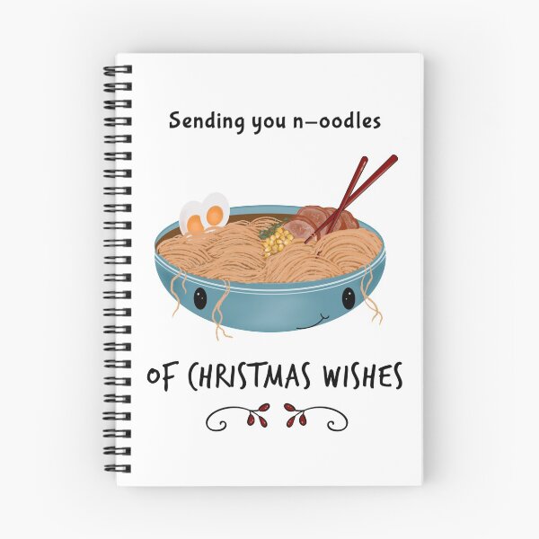 Item preview, Sending you noodles of Christmas wishes  designed and sold by Shanuarts.