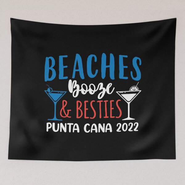Item preview, Booze Besties Bachelorette Punta Cana 2022 Girls Trip design designed and sold by jakehughes2015.
