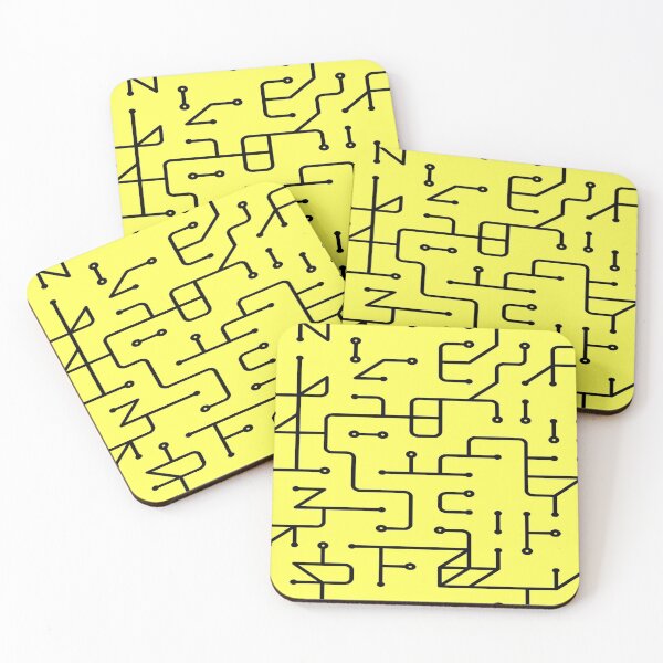 Item preview, Yellow mystery paths designed and sold by LibicoStore.