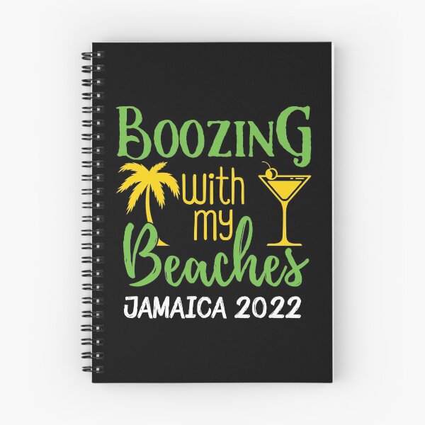 Item preview, Boozing With My Beaches Bachelorette Girls Trip Jamaica 2022 print designed and sold by jakehughes2015.