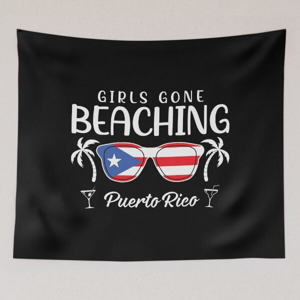 Item preview, Gone Beaching Bachelorette Girls Trip Puerto Rico print designed and sold by jakehughes2015.