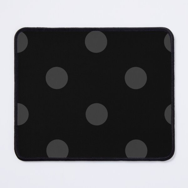 Item preview, Grey/Gray on Black Polka Dots designed and sold by WordsToArt.