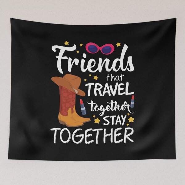 Item preview, Friends That Travel Bachelorette Houston Girls Trip print designed and sold by jakehughes2015.