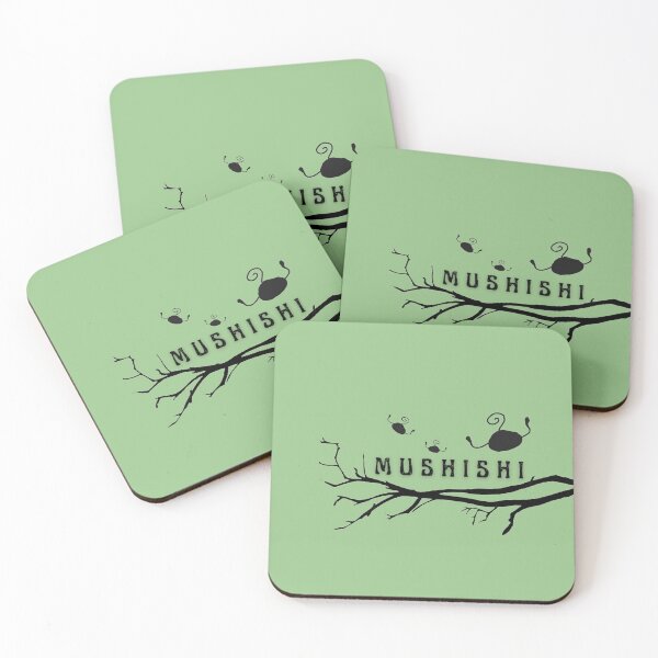 Item preview,  Mushi on Branch Mushishi (Green Background) ORIGINAL by SillyFun.redbubble.com designed and sold by SillyFun.