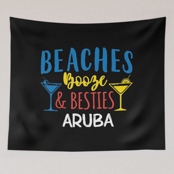 Item preview, Beaches Booze Besties Bachelorette Aruba Girls Trip graphic designed and sold by jakehughes2015.