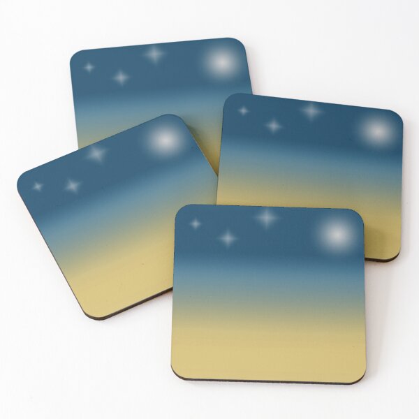 Item preview, Minimalist Gradient night desert landscape designed and sold by MrJean.
