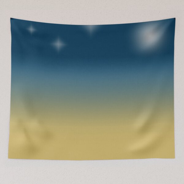 Item preview, Minimalist Gradient night desert landscape designed and sold by MrJean.