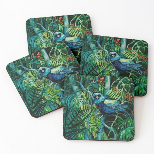 Item preview, Blue Headed Tanager of Ecuador designed and sold by Janice Schiff.