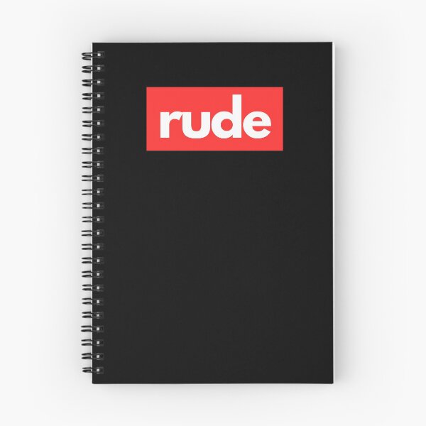 Item preview, Rude Minimalist Typography Design   designed and sold by AngstDesign.