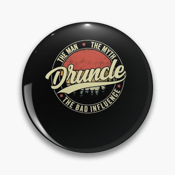 Item preview, Druncle The Man The Myth The Bad Influence Retro Vintage designed and sold by RedQuality.