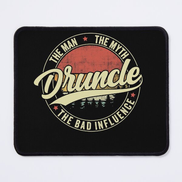 Item preview, Druncle The Man The Myth The Bad Influence Retro Vintage designed and sold by RedQuality.