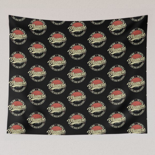 Item preview, Druncle The Man The Myth The Bad Influence Retro Vintage designed and sold by RedQuality.