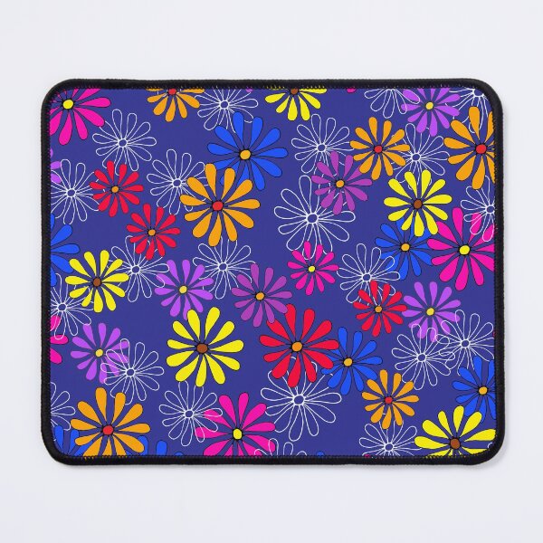 Item preview, Daisies of Many Colors on Blue designed and sold by Diane Warren.